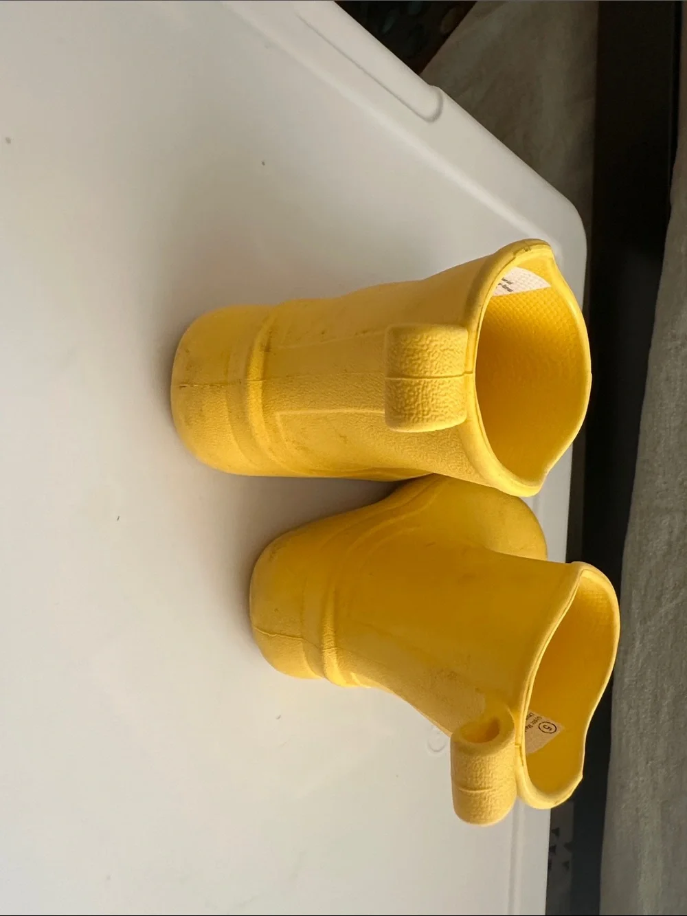 Cat & Jack Bright Yellow Kids Rain Boots